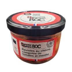 raviole tomates chevre